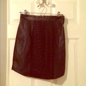 Bebe never worn leather like material